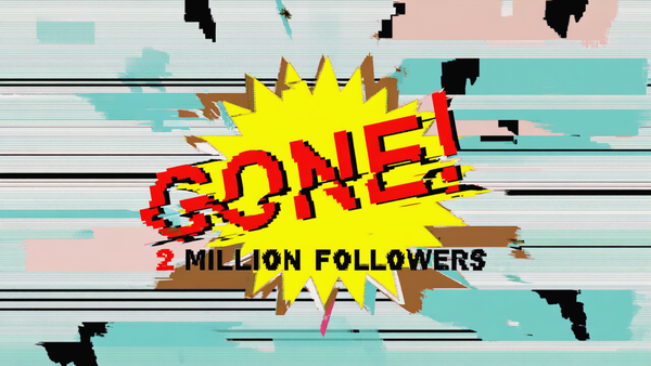 2 Million Followers... GONE!